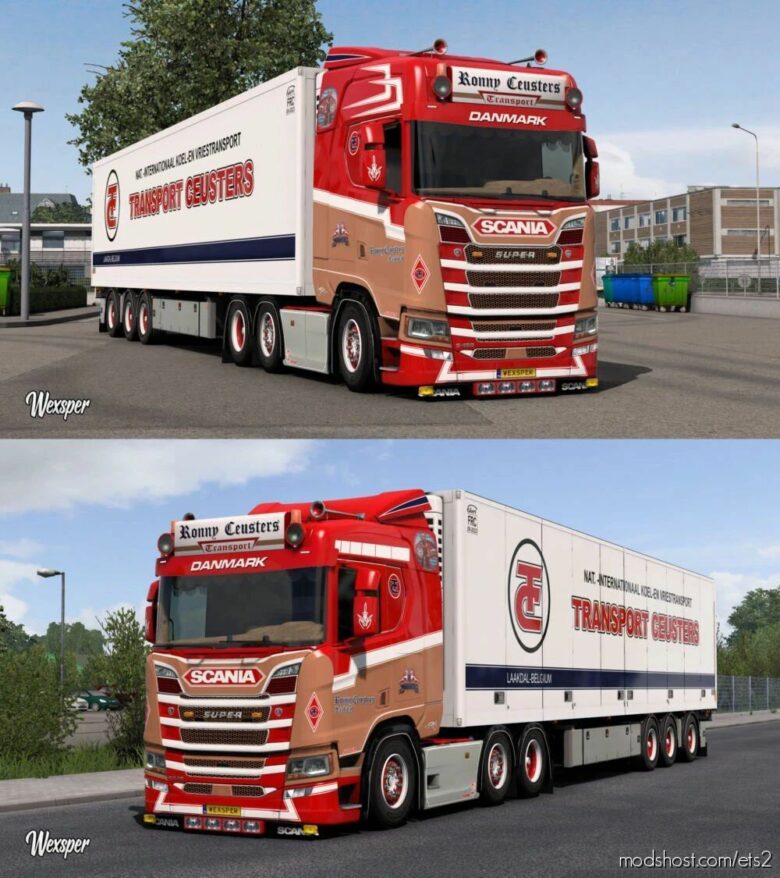 Scania R & S Ronny Ceusters Skinpack for Euro Truck Simulator 2