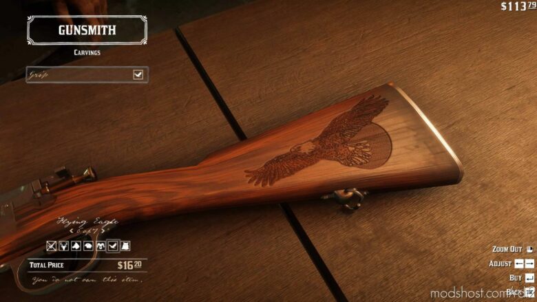 Weapon Texture Upscale for Red Dead Redemption 2