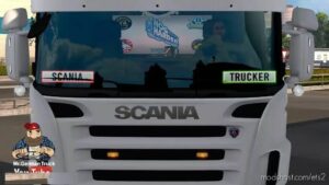 Animated Driver And Co-Driver Plate for Euro Truck Simulator 2