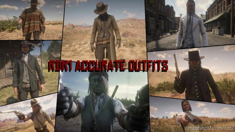 RDR1 Accurate Outfits Overhaul V2.4 for Red Dead Redemption 2