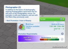 Sims 4 Mod: Active Photographer Career (Image #7)