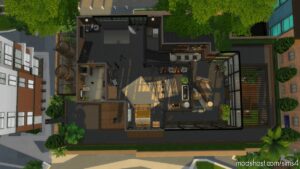 Sims 4 Mod: Industrial Loft / Penthouse – NO CC (Image #2)