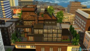 Sims 4 Mod: Industrial Loft / Penthouse – NO CC (Image #19)