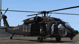 GTA 5 Vehicle Mod: MH-60L Black Hawk “Battle Of Mogadishu” (Image #5)