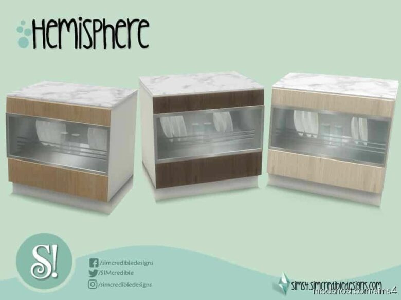 Hemisphere Dishwasher for The Sims 4