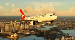 [A32NX] Qantas Vh-Vxa Ulta for Microsoft Flight Simulator 2020