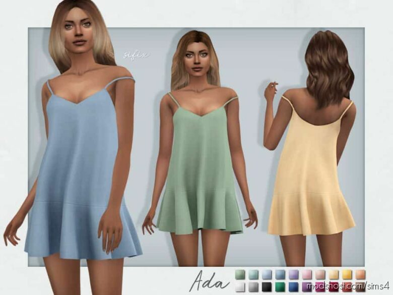 ADA Dress for The Sims 4