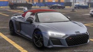 GTA 5 Audi Vehicle Mod: 2020 Audi R8 Spyder (Image #4)