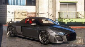 GTA 5 Audi Vehicle Mod: 2020 Audi R8 Spyder (Image #6)