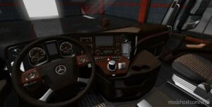 Mercedes Actros MP4 LUX Wood Interior [1.41] for Euro Truck Simulator 2