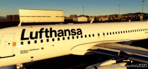 MSFS 2020 A32NX Livery Mod: A32NX Airbus A320Neo Lufthansa D-Aint | AS 10K Resolution V2.1 (Image #2)