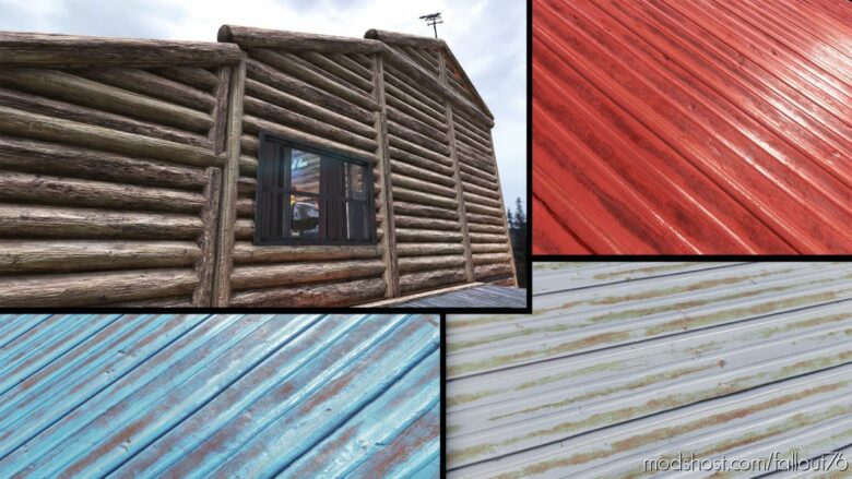 LOG Cabin KIT Retexture for Fallout 76