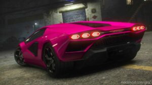 GTA 5 Lamborghini Vehicle Mod: 2022 Lamborghini Countach LPI 800-4 (Image #3)