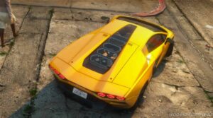 GTA 5 Lamborghini Vehicle Mod: 2022 Lamborghini Countach LPI 800-4 (Image #4)