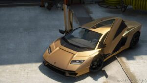 GTA 5 Lamborghini Vehicle Mod: 2022 Lamborghini Countach LPI 800-4 (Image #7)