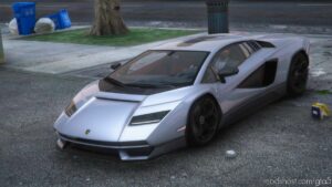 GTA 5 Lamborghini Vehicle Mod: 2022 Lamborghini Countach LPI 800-4 (Image #8)