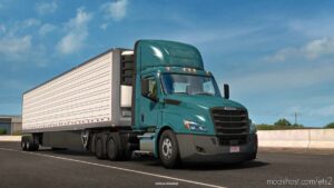 ETS2 Freightliner Truck Mod: Cascadia 2019 V1.4 1.41.X (Image #3)