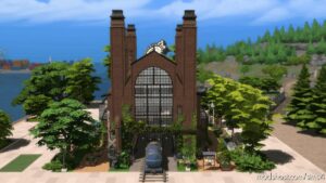 Sims 4 House Mod: OLD Factory (Community Garden) – NO CC (Image #3)