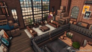 Sims 4 House Mod: OLD Factory (Community Garden) – NO CC (Image #17)