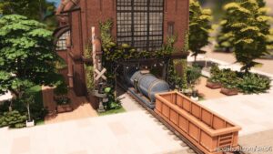 Sims 4 House Mod: OLD Factory (Community Garden) – NO CC (Image #18)