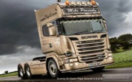 Scania L6 Open Pipe Sound V3.0 for Euro Truck Simulator 2