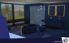 Sims 4 Interior Mod: Hout Huis - Part 3 (Master Bathroom) (Image #4)