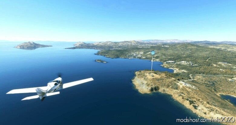 Cape Sounion, Temple Of Poseidon V0.1 for Microsoft Flight Simulator 2020