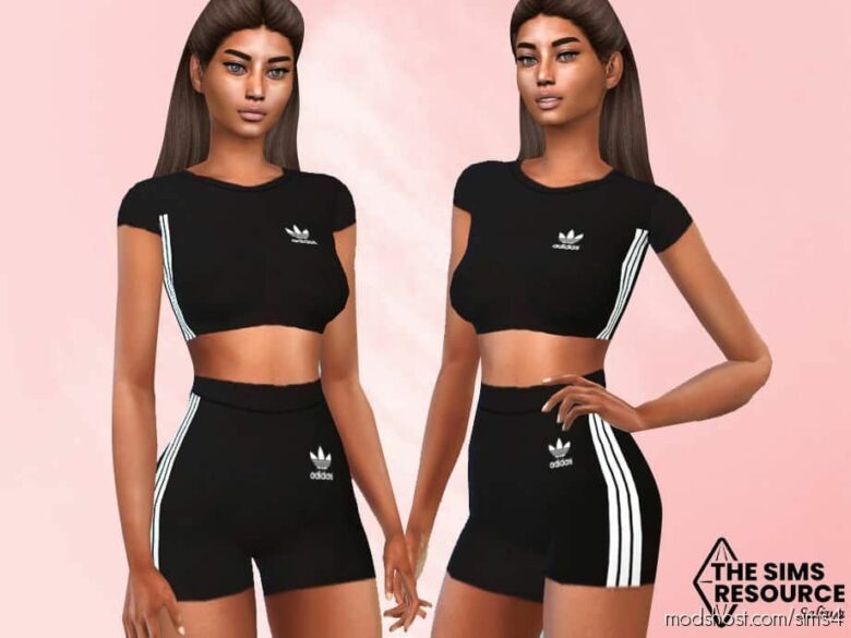 Fitness Full Outfit for The Sims 4