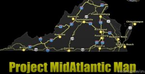 Project Midatlantic Map V0.2.0.1 [1.41.X] for American Truck Simulator