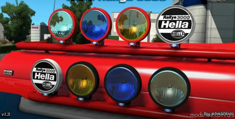 Hella Rallye 3000 V1.6 [1.41.X] for American Truck Simulator