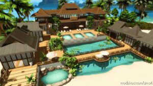 Sims 4 House Mod: SPA – NO CC (Image #2)