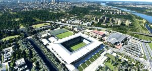 MSFS 2020 Poland Scenery Mod: Stadion Miejski Legii Warszawa – Warsaw – Poland (Image #2)