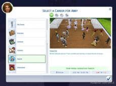 Sims 4 Mod: Dancer Career (Image #3)