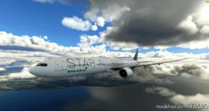 Captain SIM B777-300ER EVA AIR Star Alliance B-16715 | 4K for Microsoft Flight Simulator 2020