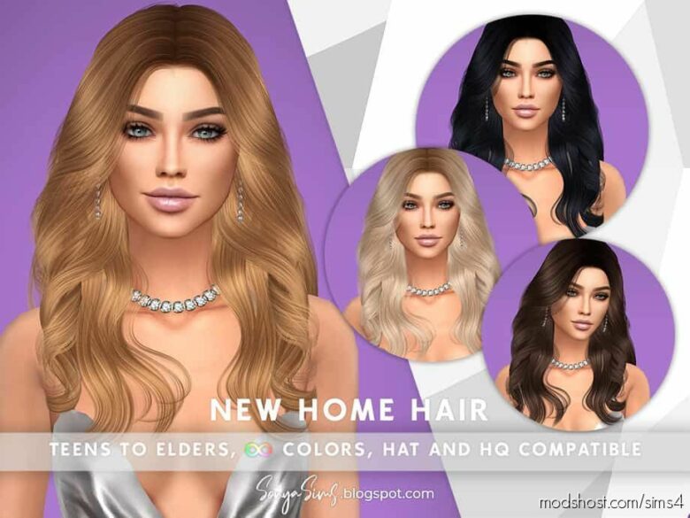 NEW Home Hair for The Sims 4