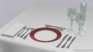 Sims 4 Interior Mod: Dinnerware SET (Image #3)