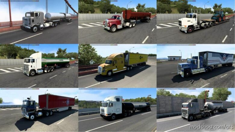 Truck Traffic Pack By Cyrusthevirus for American Truck Simulator