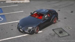 GTA 5 Toyota Vehicle Mod: 2020 Toyota Supra A90 V2.5 (Image #4)