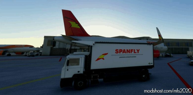 Spanfly Ground Catering Truck for Microsoft Flight Simulator 2020