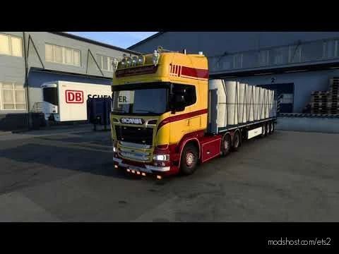 Scania V8 Open Pipe With FKM Garage Exhaust System V1.5 for Euro Truck Simulator 2