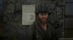 Arthur Morgan Bounty Poster for Red Dead Redemption 2
