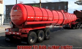 Brenner Tri-Axle Tanker Trailer [1.41.X] for American Truck Simulator