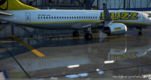 MSFS 2020 Ryanair Livery Mod: Buzz 737M (Image #2)