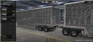 ATS Mod: SCS Livestock Double And Triple Trailers Addon V1.1 1.41.X (Image #3)