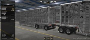 ATS Mod: SCS Livestock Double And Triple Trailers Addon V1.1 1.41.X (Image #6)