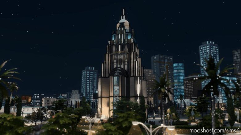 Radiant Luxor Skyscraper (1 Сс) for The Sims 4