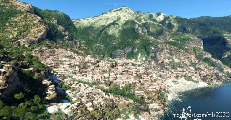 Salerno: Positano for Microsoft Flight Simulator 2020