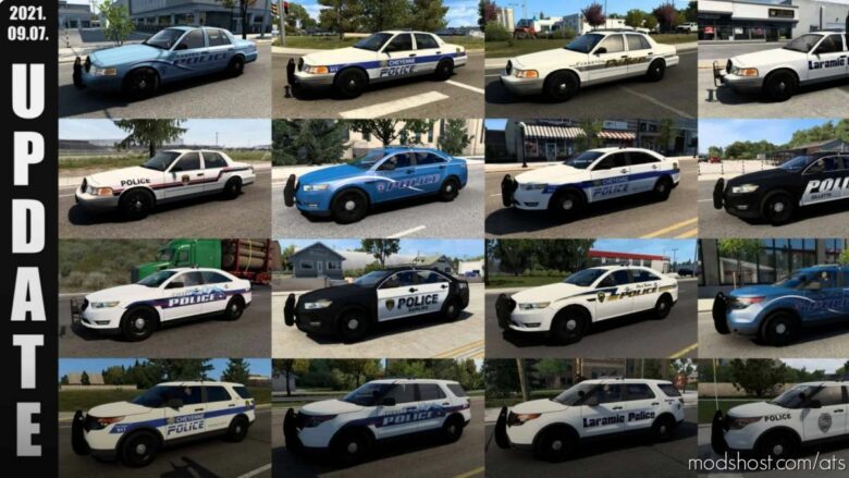 Municipal Police Traffic Pack 17.09 [1.41] for American Truck Simulator