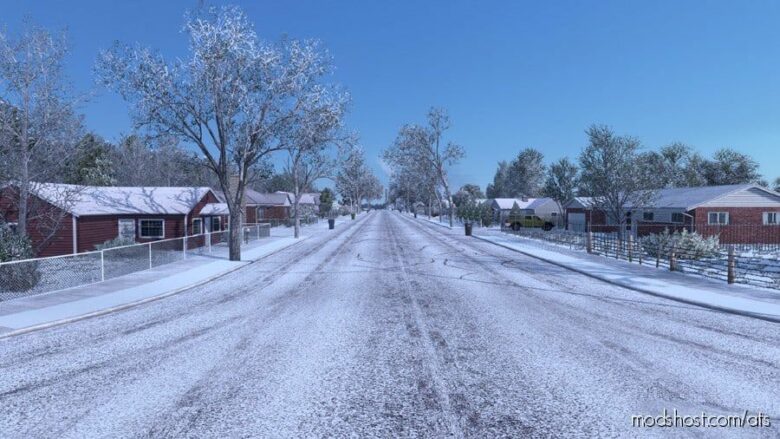 Frosty Winter Weather Mod V4.0 for American Truck Simulator