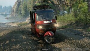 SnowRunner Vehicle Mod: Rickshaw TUK TUK – From SRI Lanka (Image #3)